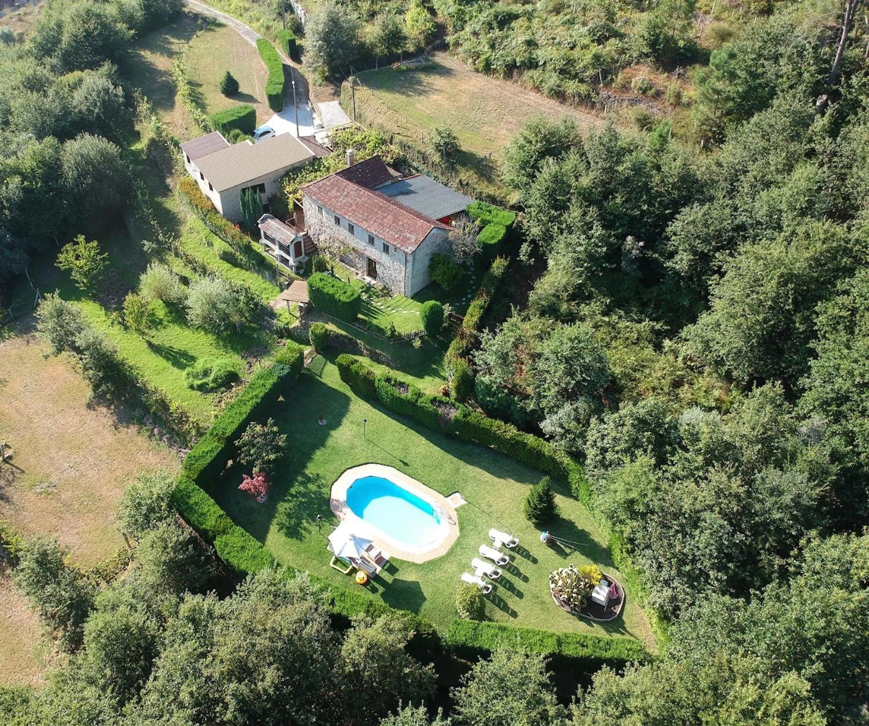 Casa Rural O Carballo Da Pedra Ла-Каньиса Экстерьер фото